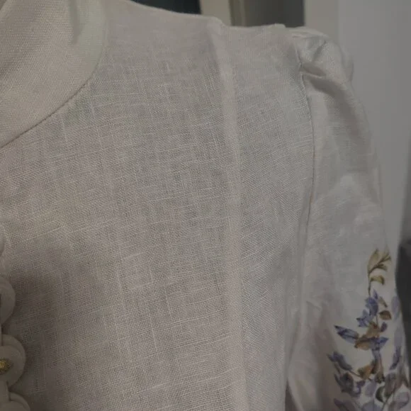 ZimmermannRebellious fabric buttoned long-sleeved mid-length dress - Picture 5 of 11